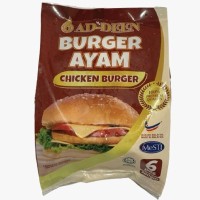 Burger Ayam (Chicken Burger) 70gm x  6 pcs